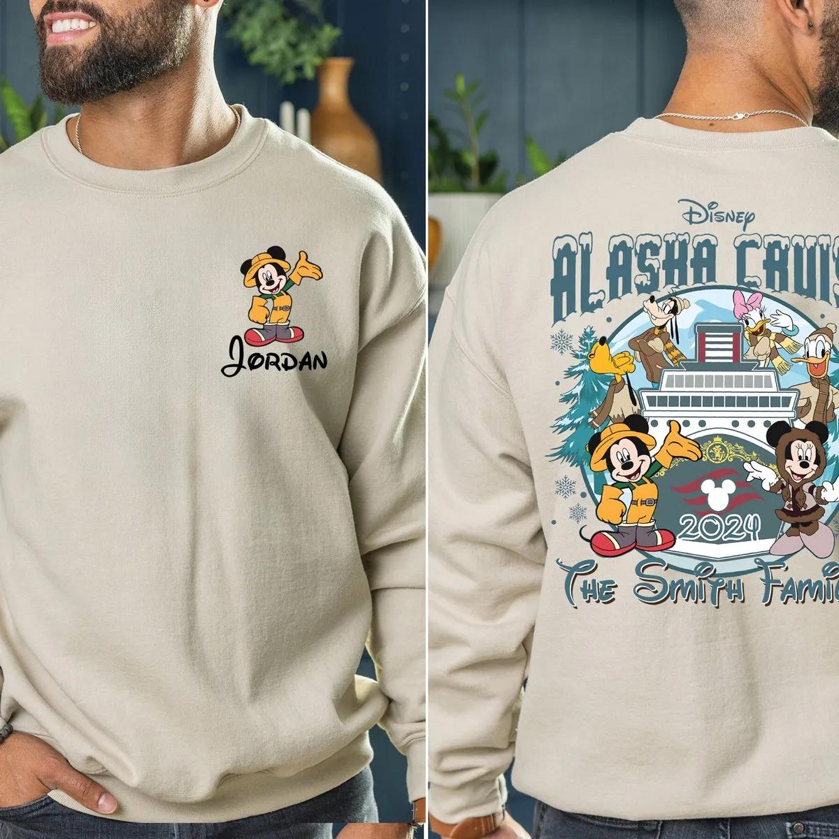 Custom Disney Shirt Mickey Friends Alaska Cruise Crew Tee 3 1