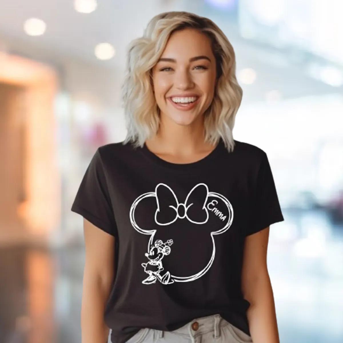 Custom Disney Shirt Personalized Minnie Mickey Matching Tees 1 1