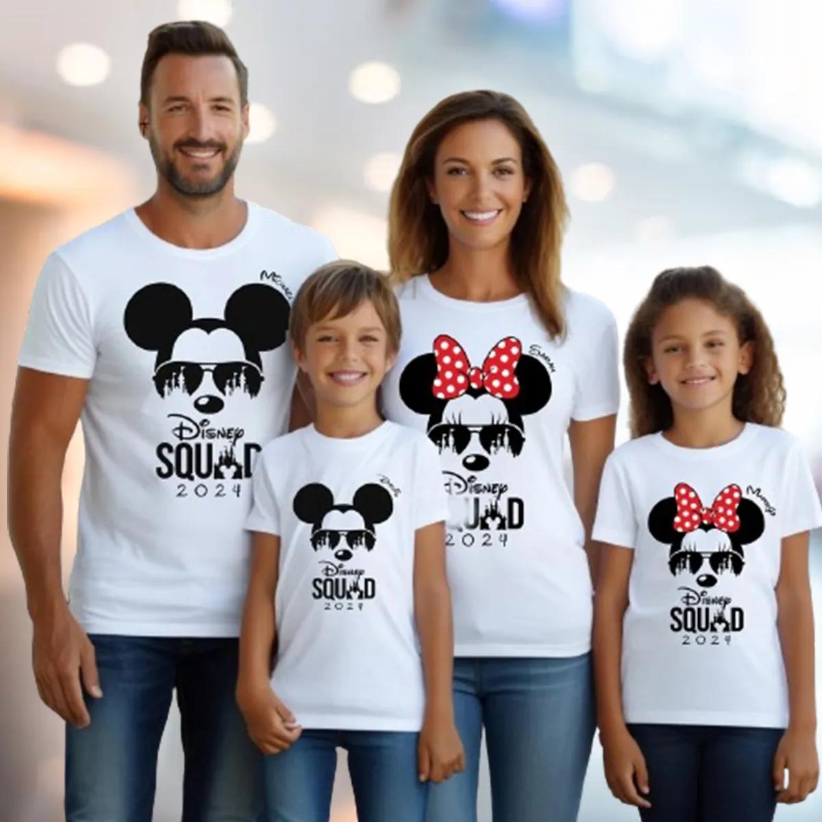 Custom Disney Squad Shirt Personalized Family Vacation Tee 1 1