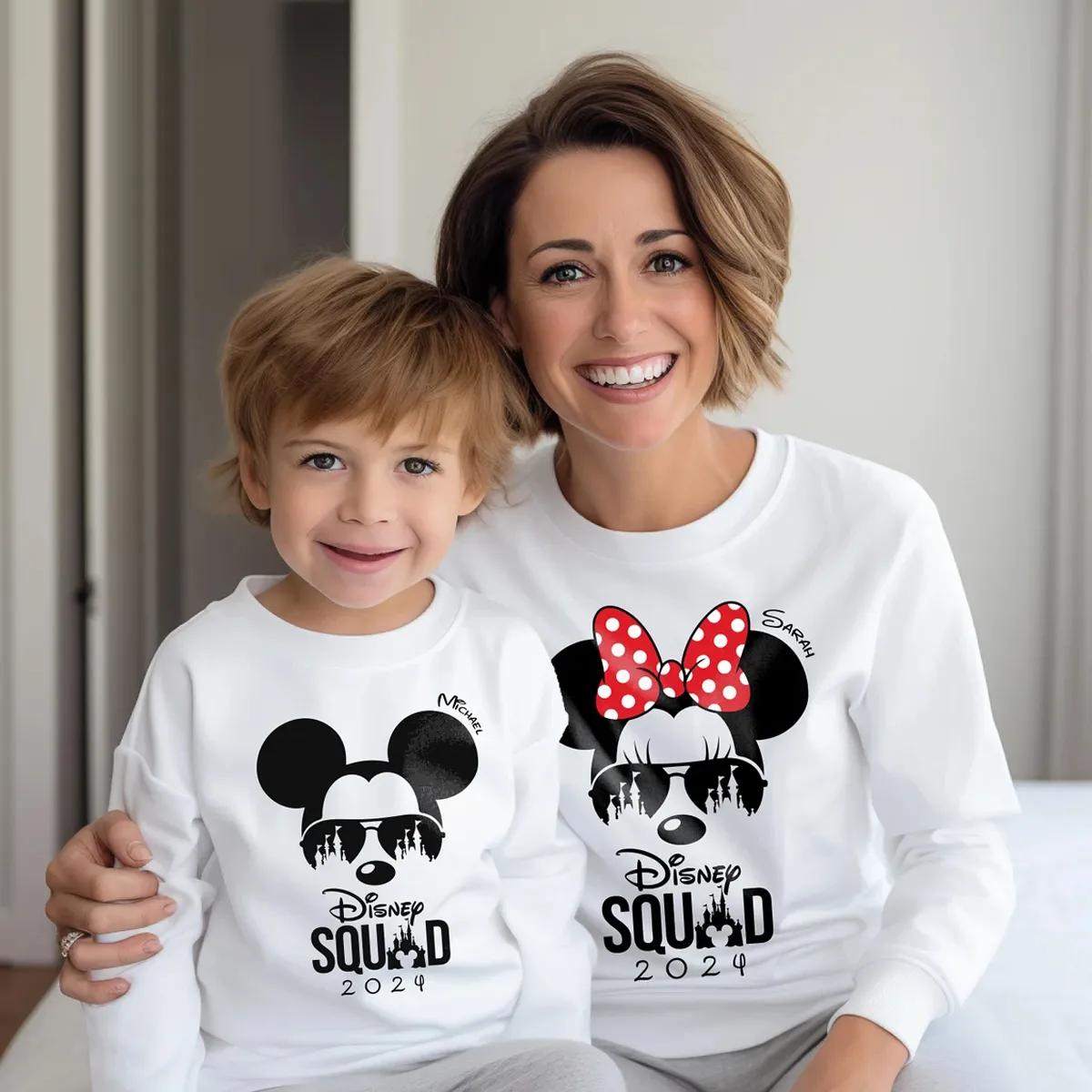 Custom Disney Squad Shirt Personalized Family Vacation Tee 2 1