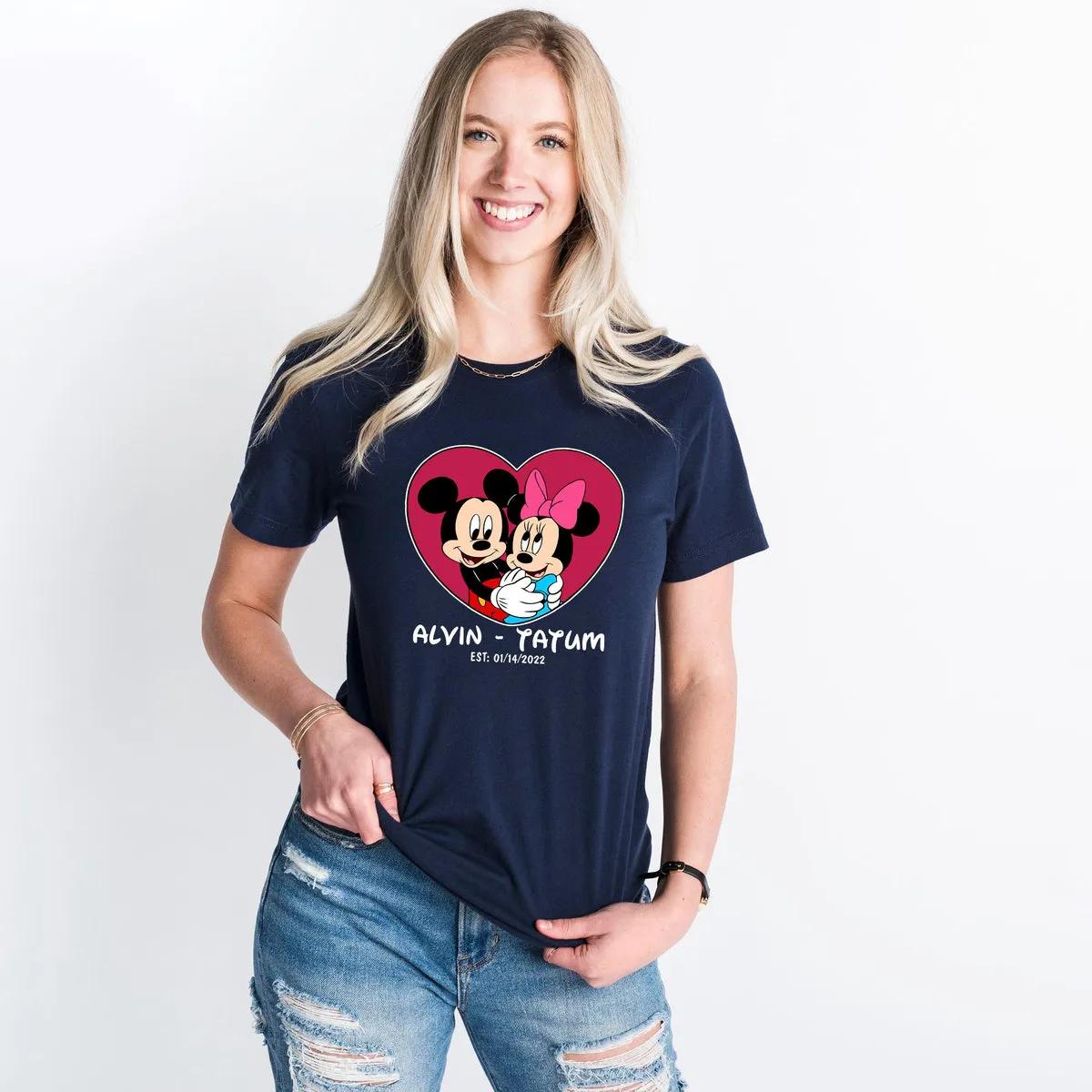 Custom Disneyland Shirt Mickey Minnie Love Tee 6 1