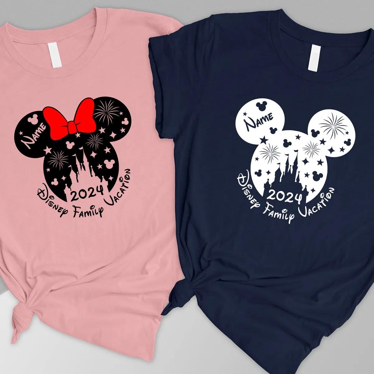 Custom Disneyworld Shirt Personalized Disneyland Matching Tee 2 1