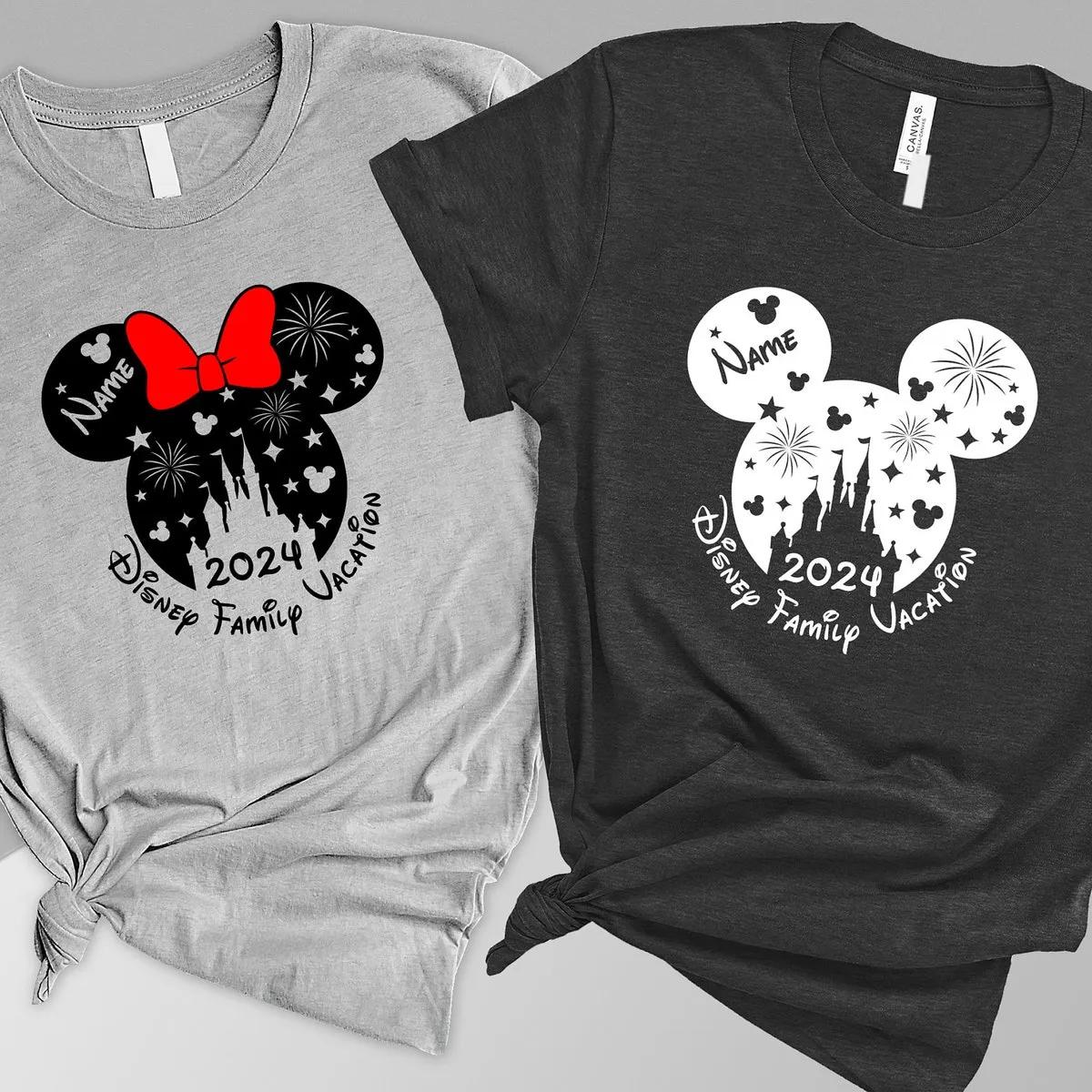 Custom Disneyworld Shirt Personalized Disneyland Matching Tee 3 1