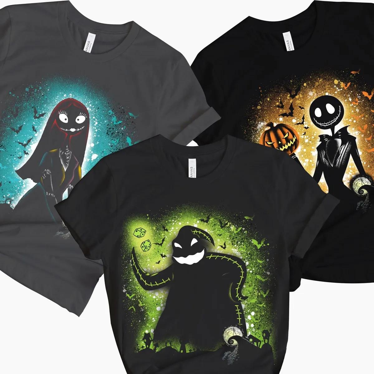 Custom Jack Skellington Sally The Ragdoll Oogie Boogie Shirt 1 1