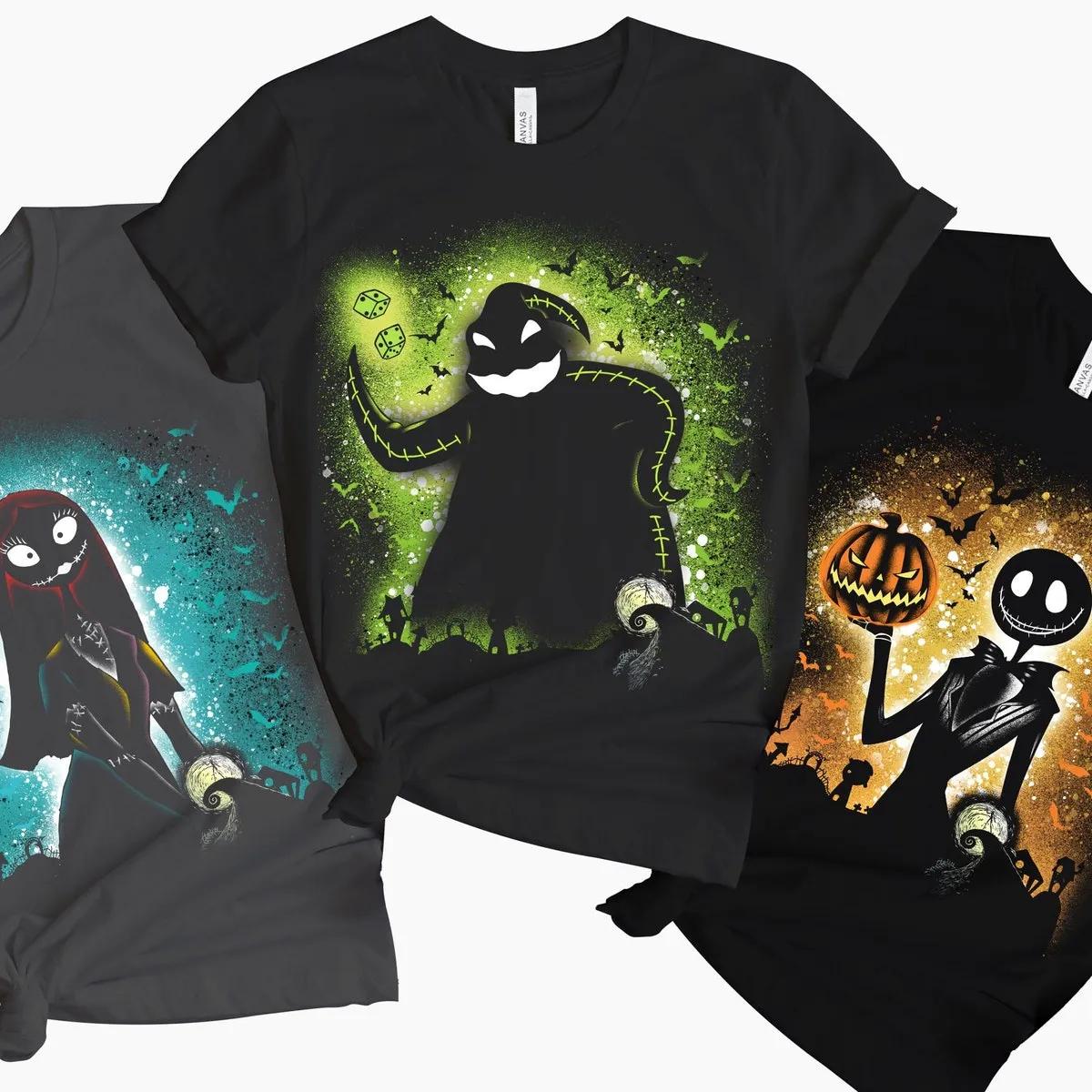 Custom Jack Skellington Sally The Ragdoll Oogie Boogie Shirt 2 1