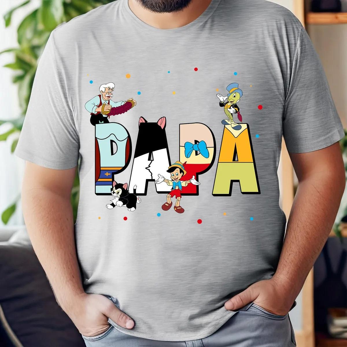 Custom Mama Papa Pinocchio Themed Shirt 3