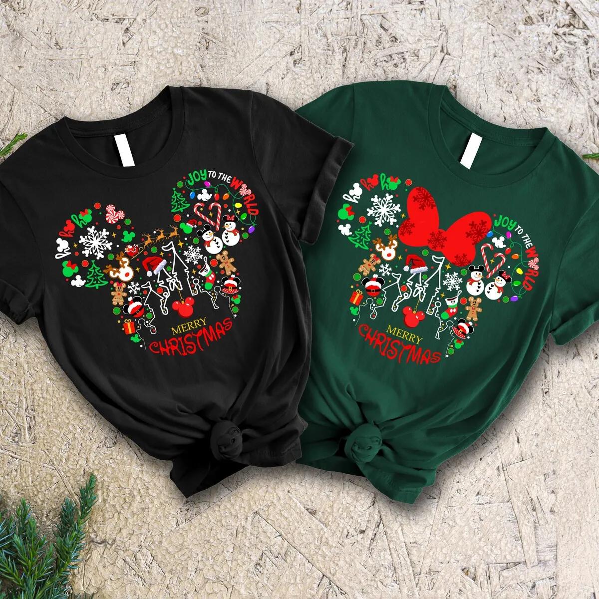 Custom Mickey Christmas Shirt 2 1