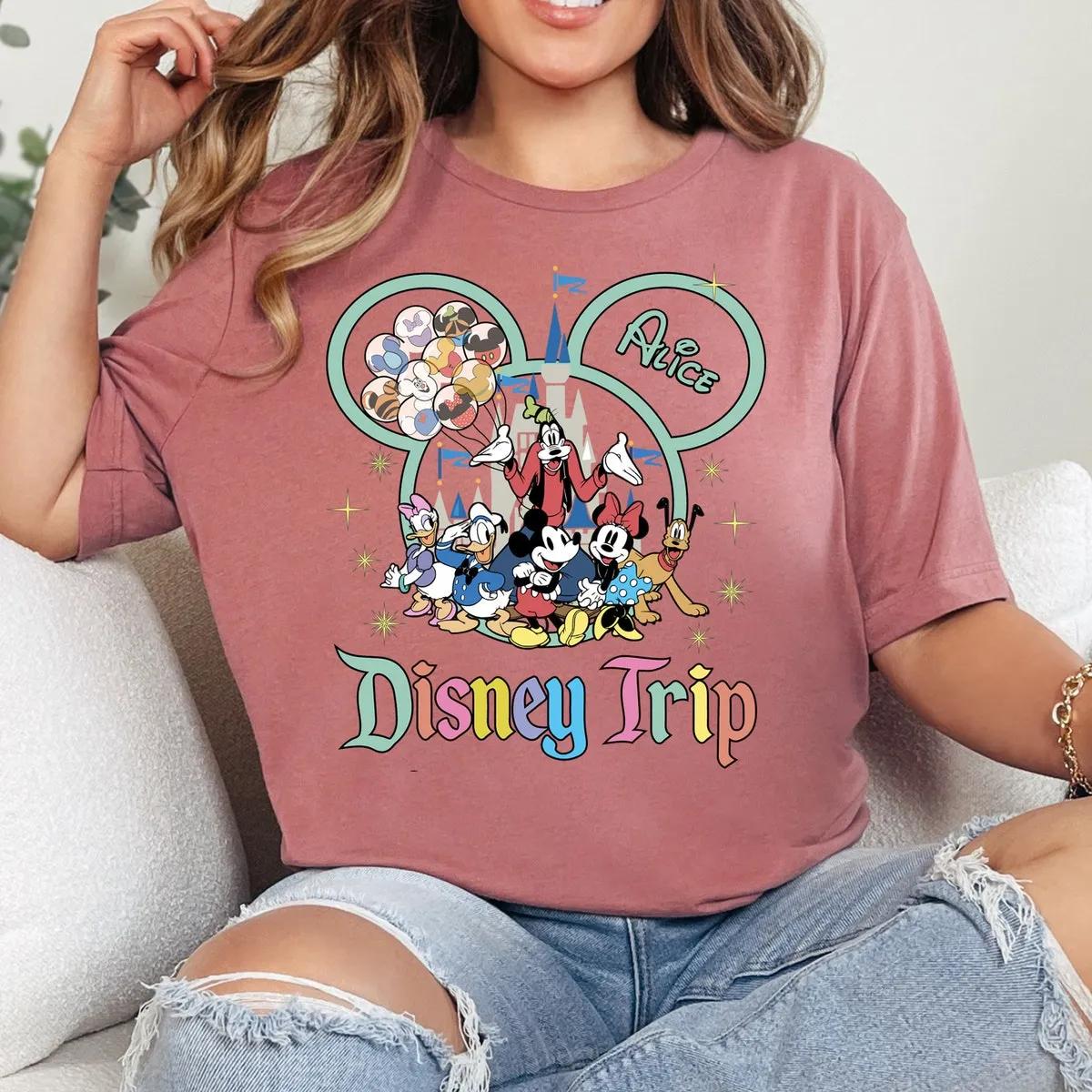 Custom Mickey Friends Shirt Disneyworld Vacation Tee 2 1