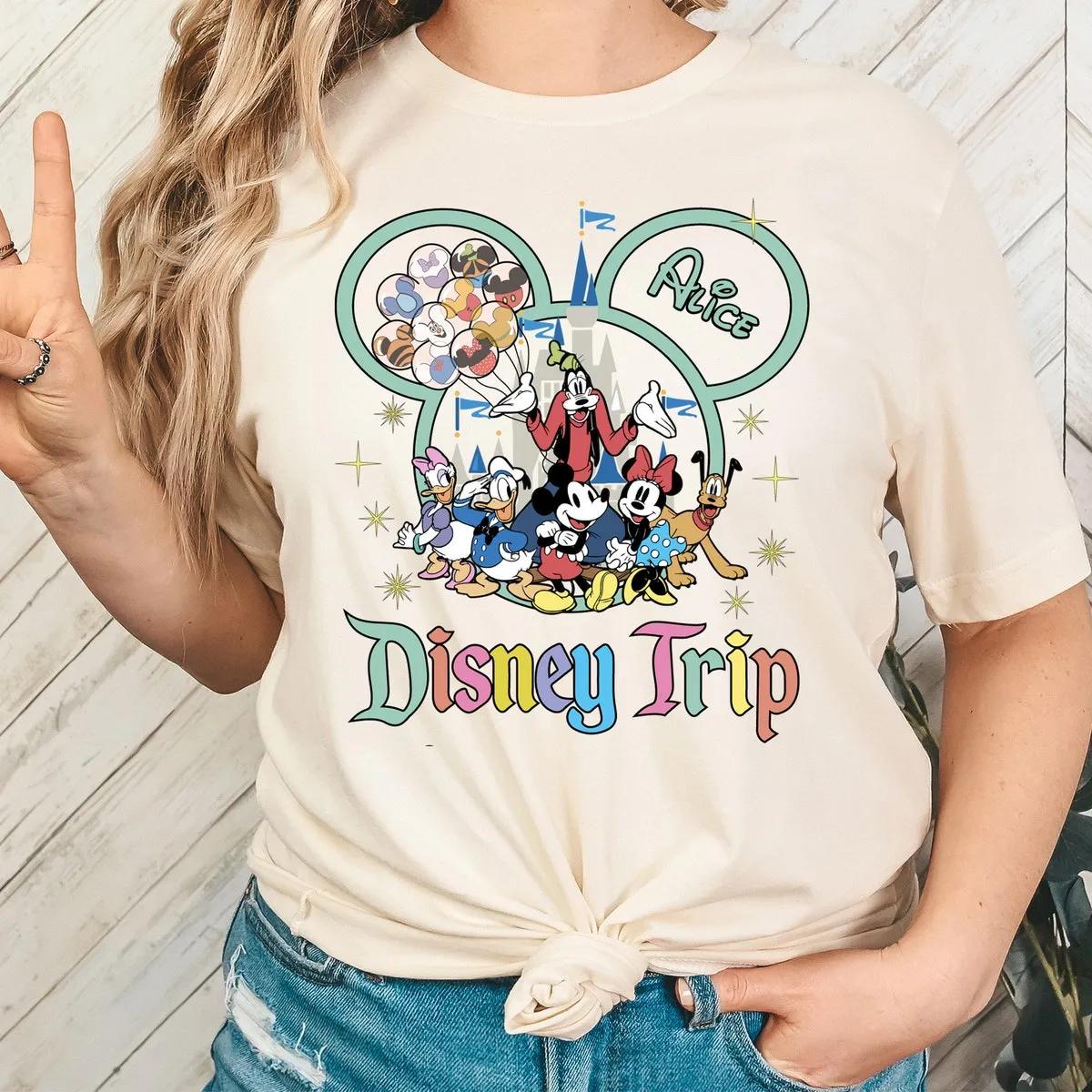 Custom Mickey Friends Shirt Disneyworld Vacation Tee 4 1