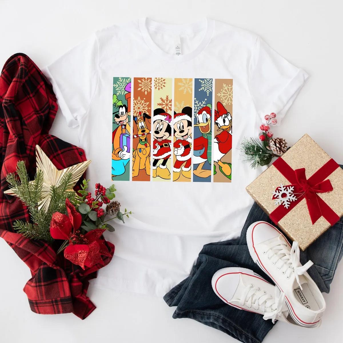 Custom Mickey Minnie Family Christmas Shirt 2 1