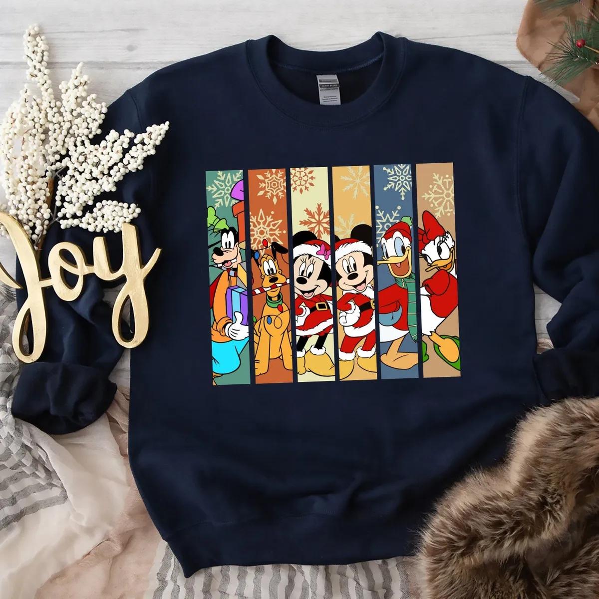 Custom Mickey Minnie Family Christmas Shirt 3 1