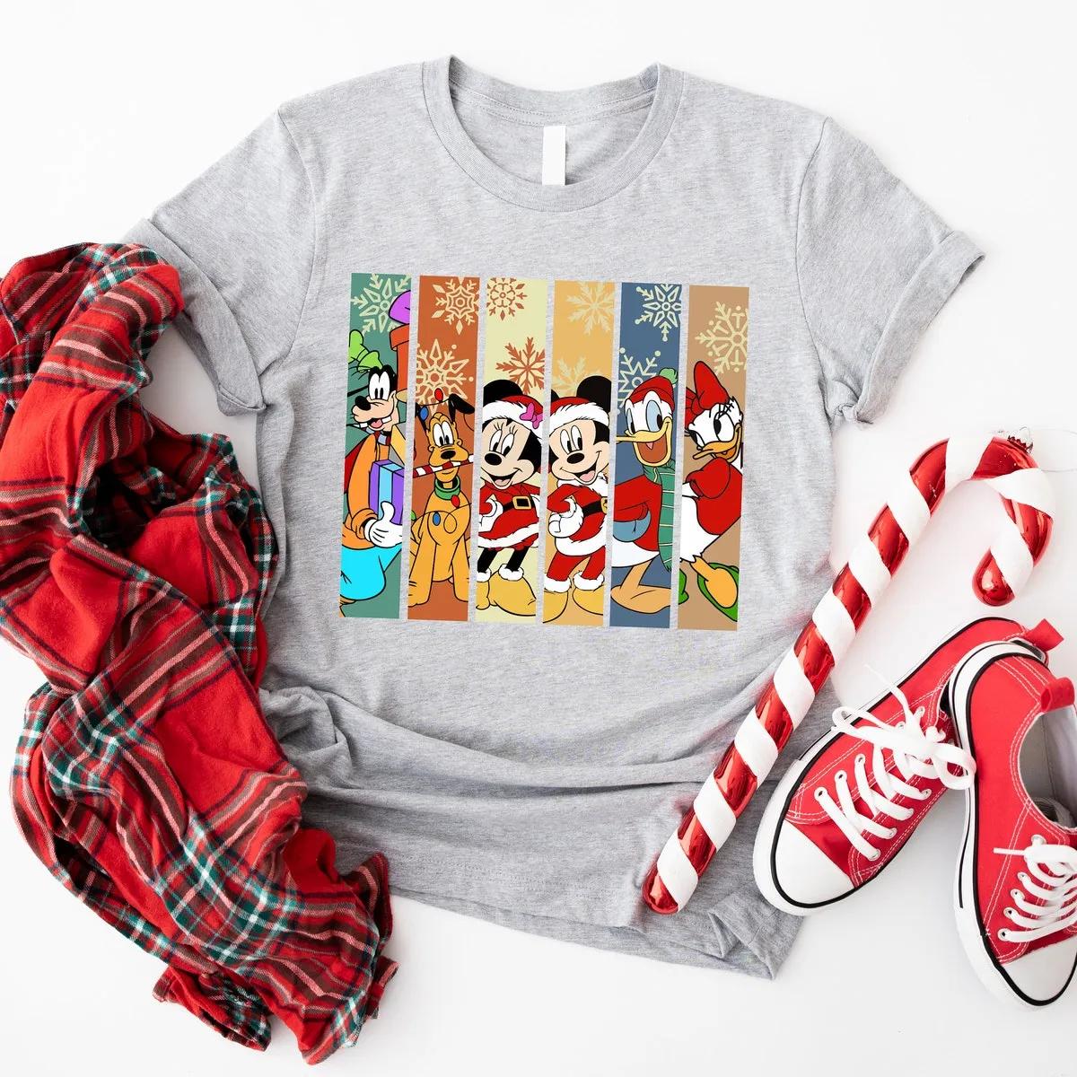 Custom Mickey Minnie Family Christmas Shirt 4 1