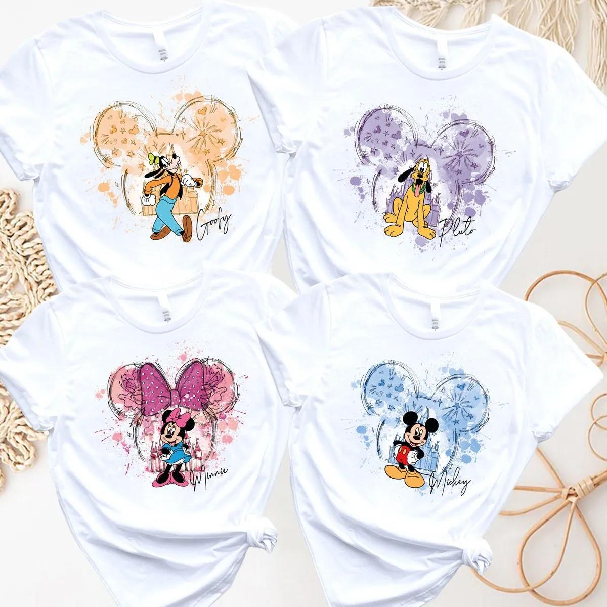 Custom Mickey Minnie Shirt 1 1