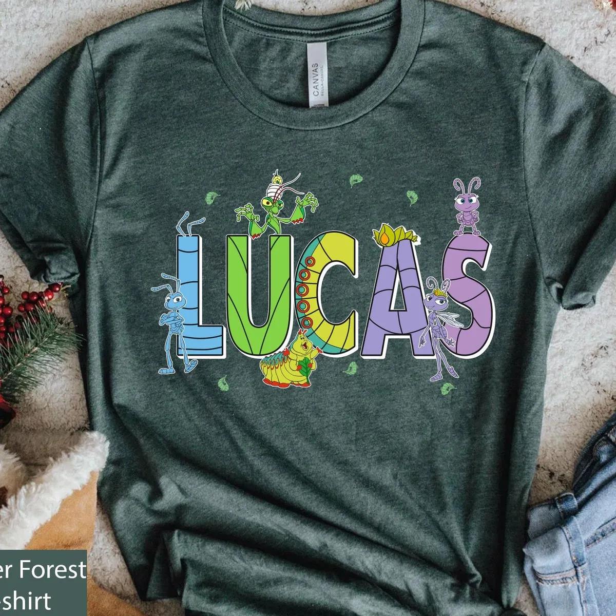 Custom Name A Bugs Life Shirt Flik Heimlich Francis Tee 6