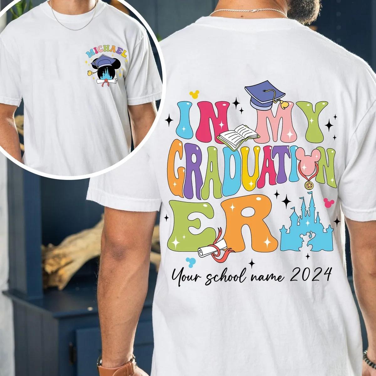 Custom Name And School In My Graduation Era Shirt 3