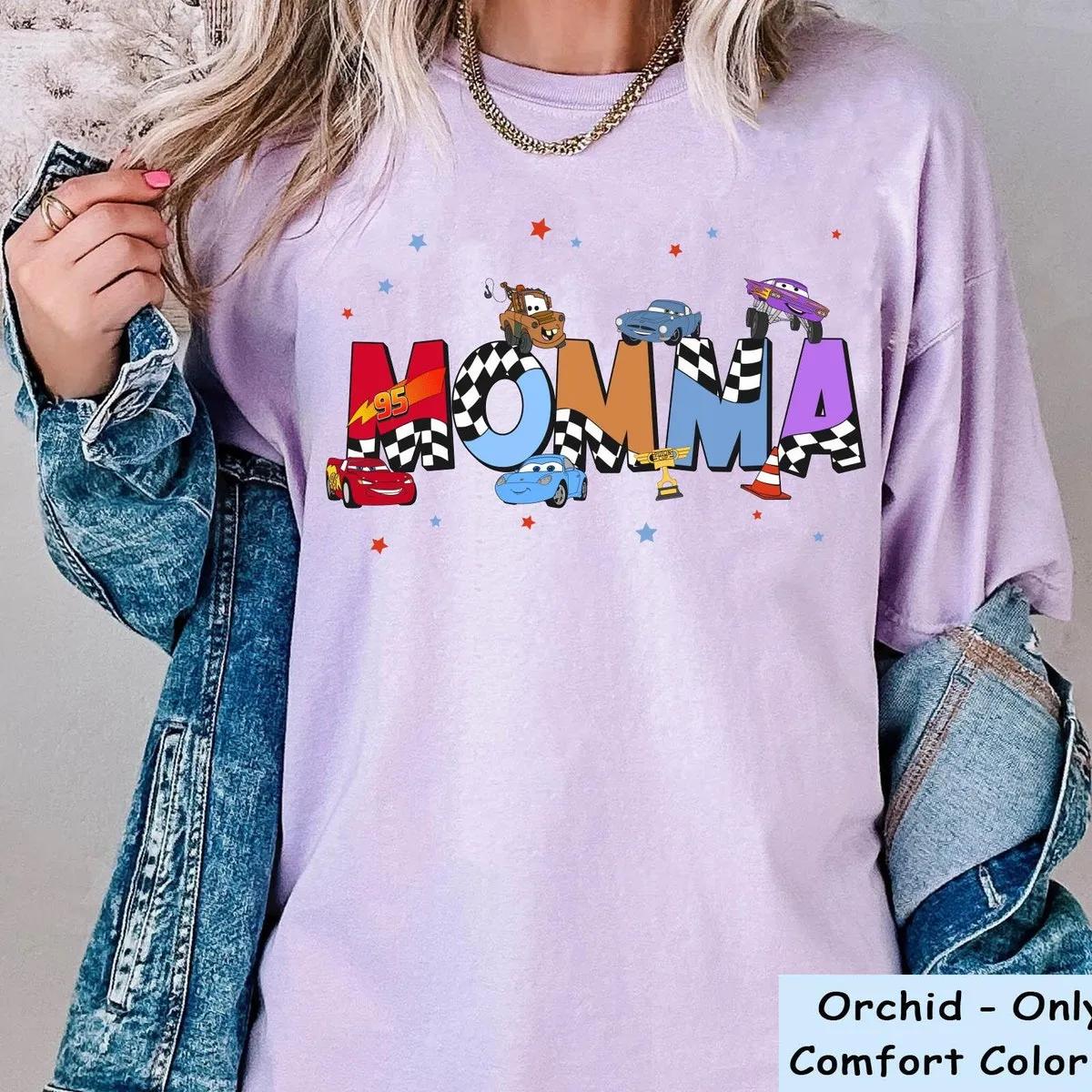 Custom Name Cars Movie Family Matching Shirt 2