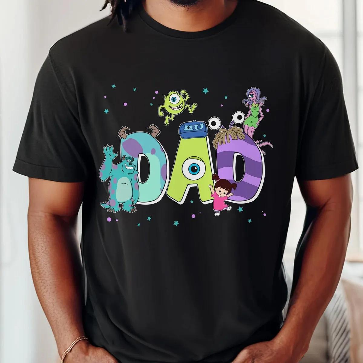 Custom Name Dad Monster Inc Themed Shirt 1 1