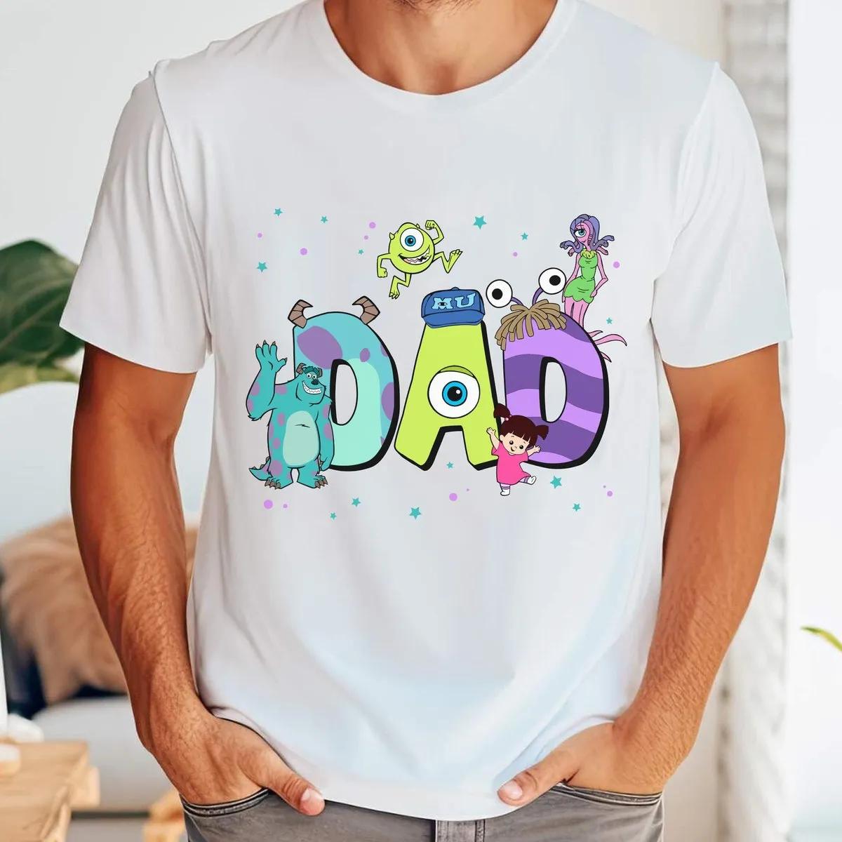 Custom Name Dad Monster Inc Themed Shirt 2 1