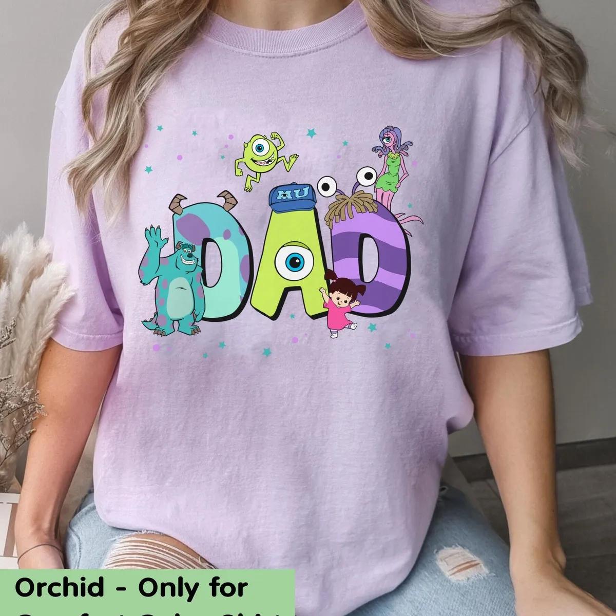 Custom Name Dad Monster Inc Themed Shirt 4 1