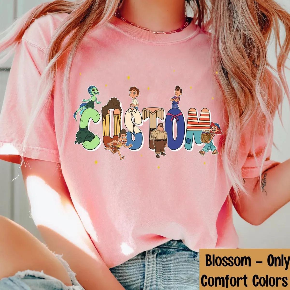 Custom Name Disney Luca Disney Shirt Luca Alberto Giulia Ercole Tee 4 1