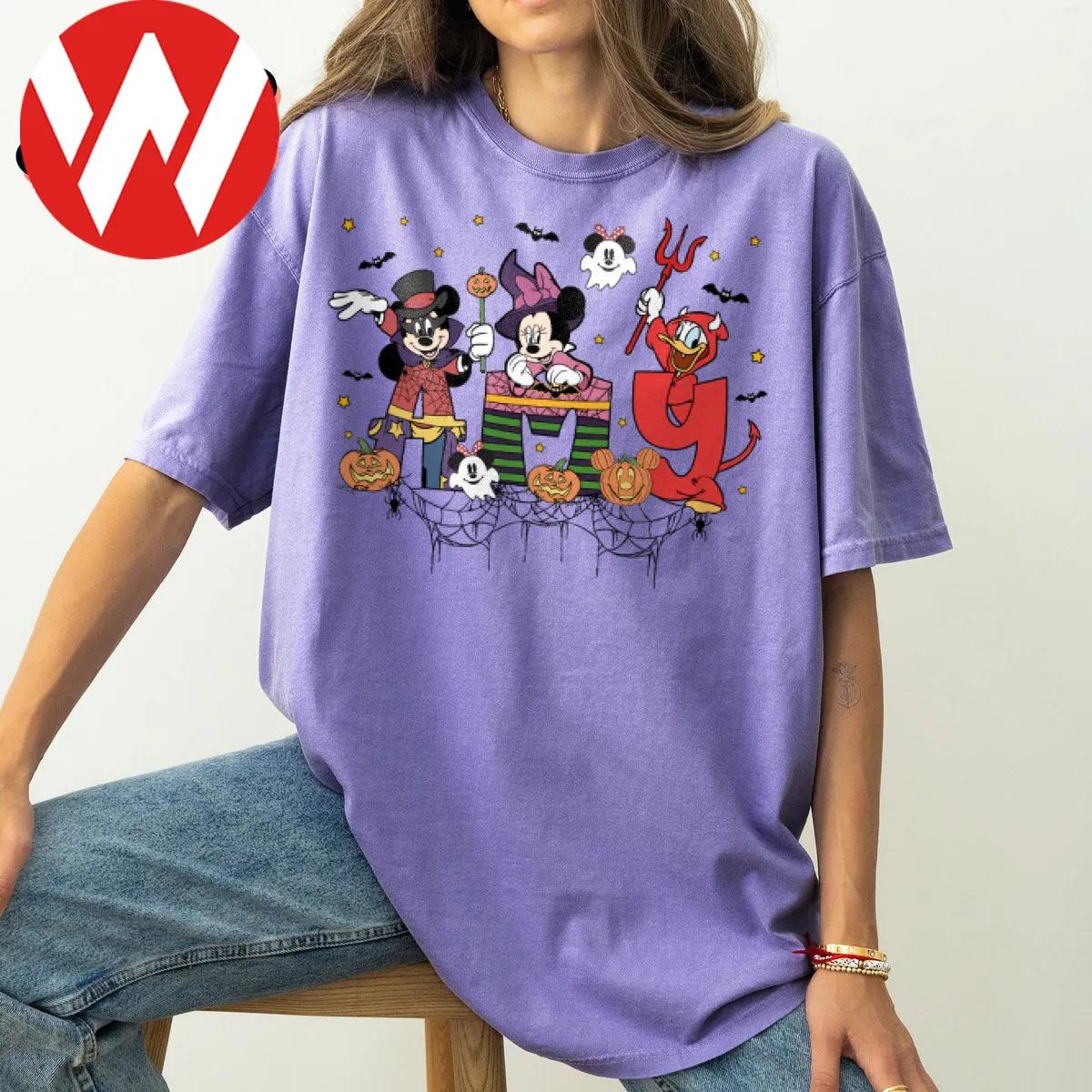 Custom Name Disney Mickey And Friends Costume Halloween Shirt 3