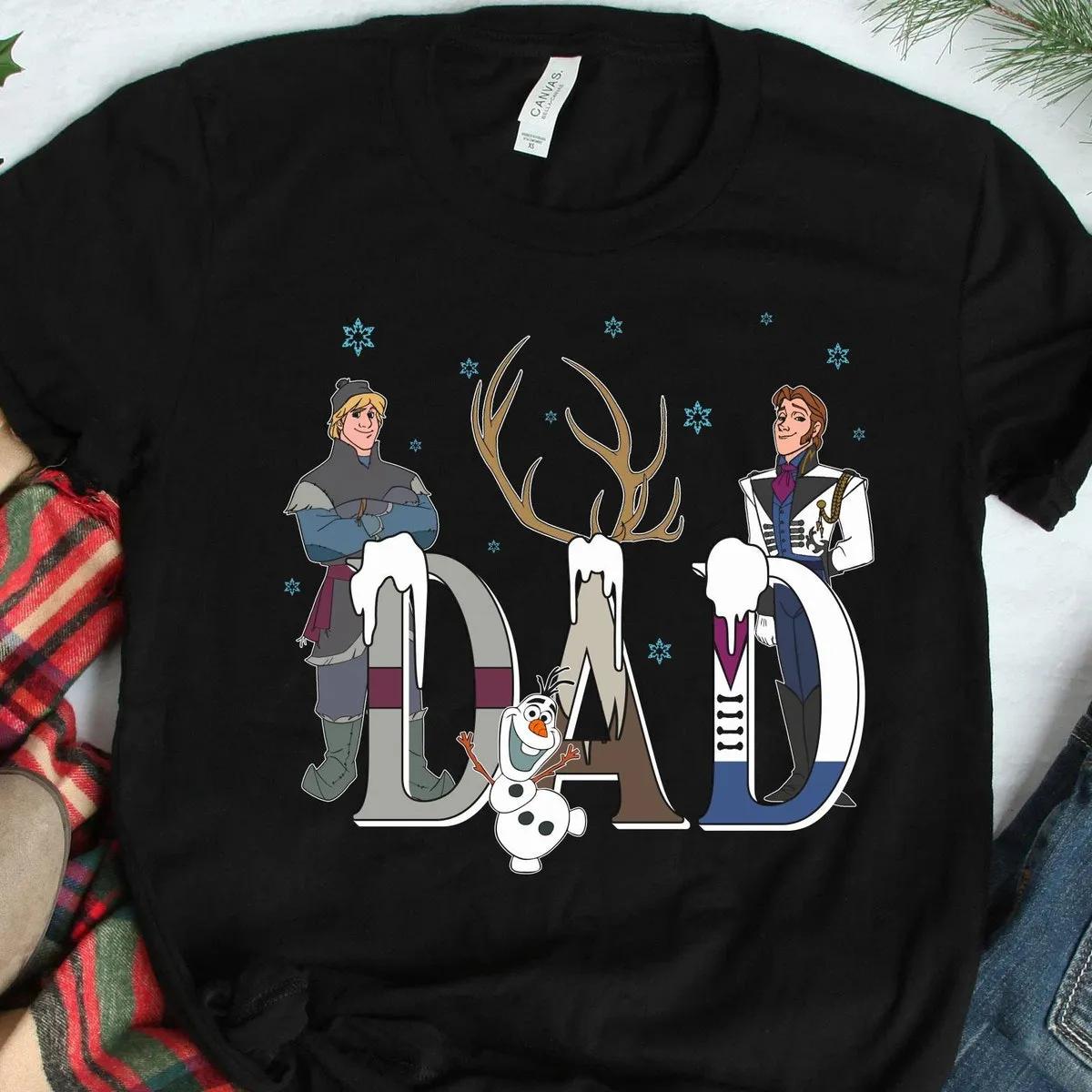 Custom Name Frozen Characters Disney Shirt 1 1