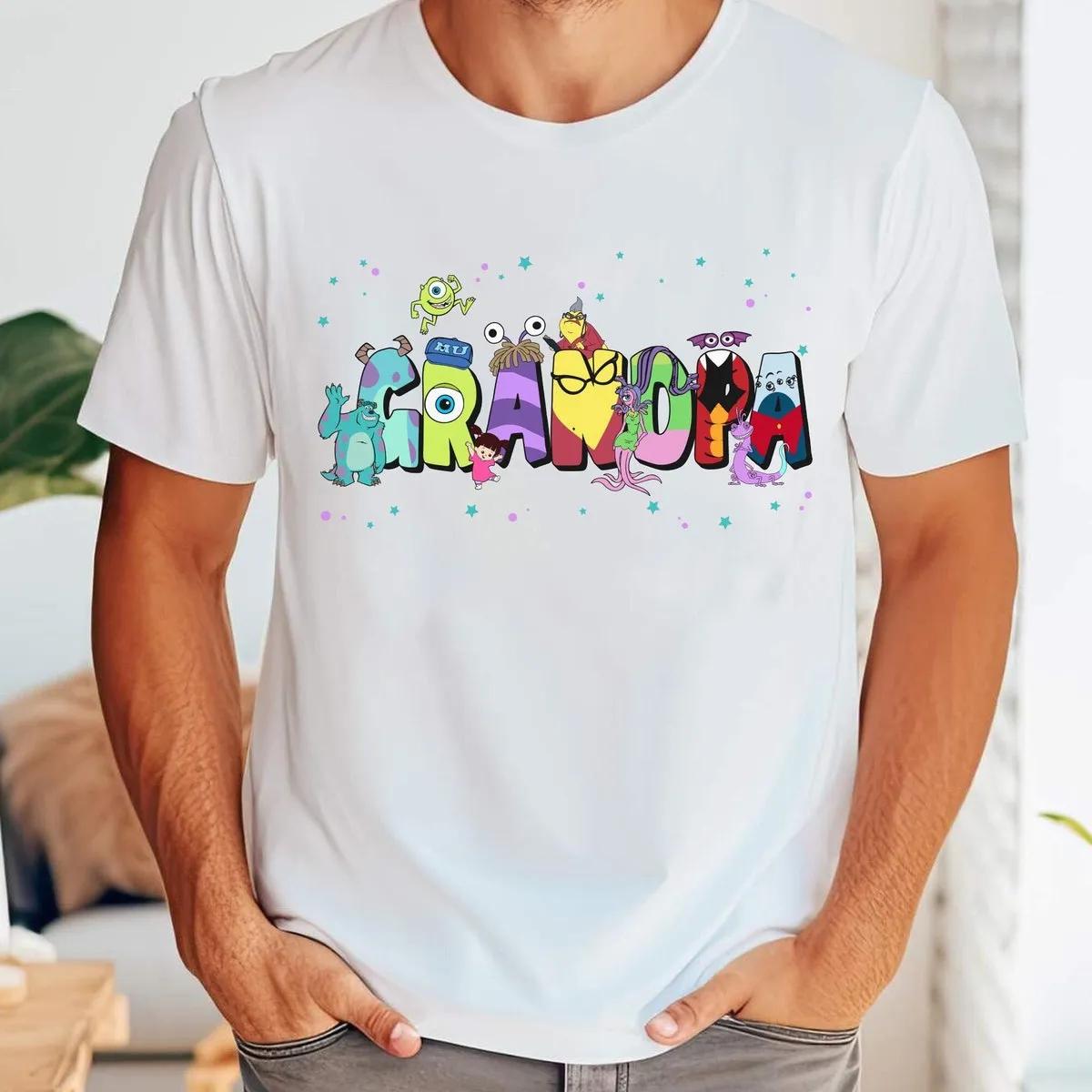 Custom Name Grandpa Monster Inc Shirt 1