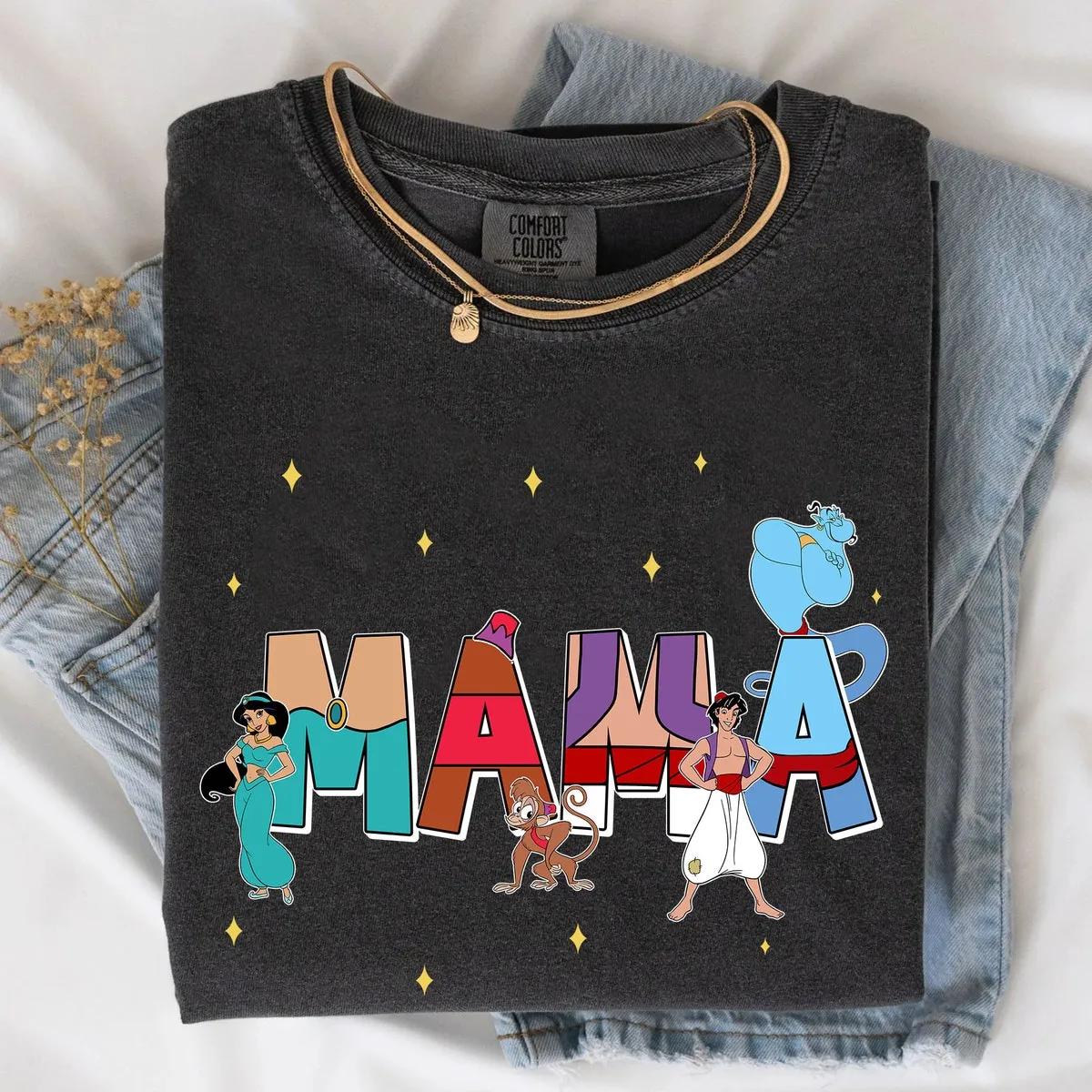 Custom Name Mama Aladdin Themed Shirt 1