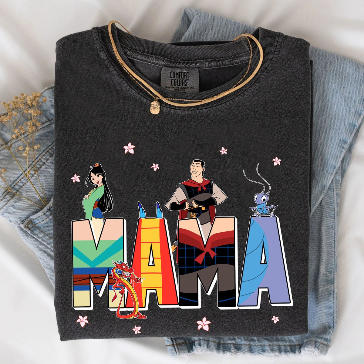 Custom Name Mama Mulan Themed Disney Shirt 1 1