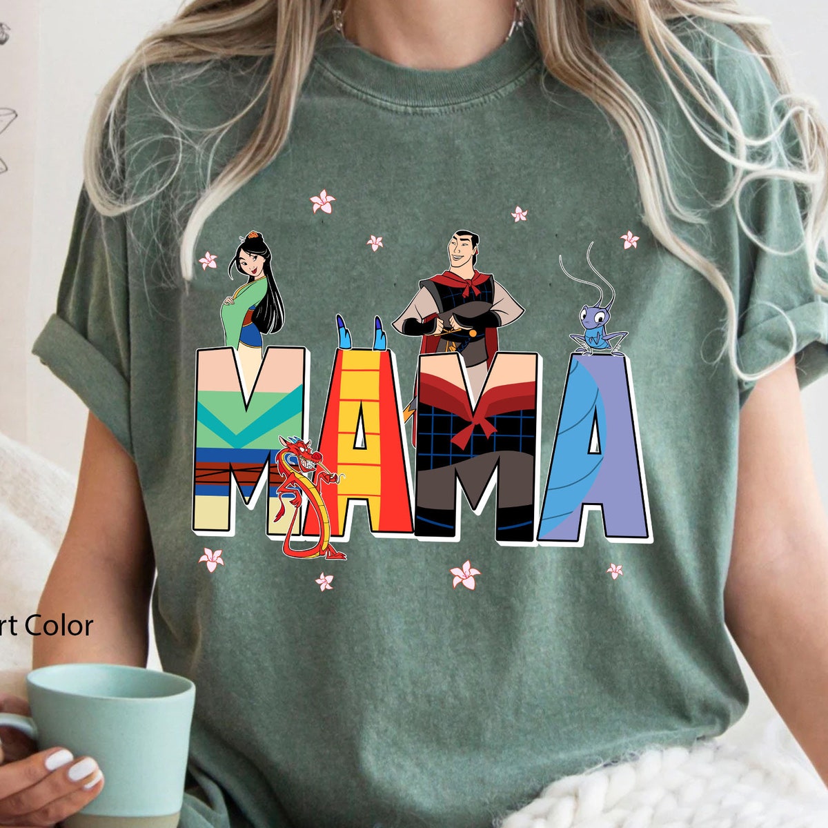 Custom Name Mama Mulan Themed Disney Shirt 4 1