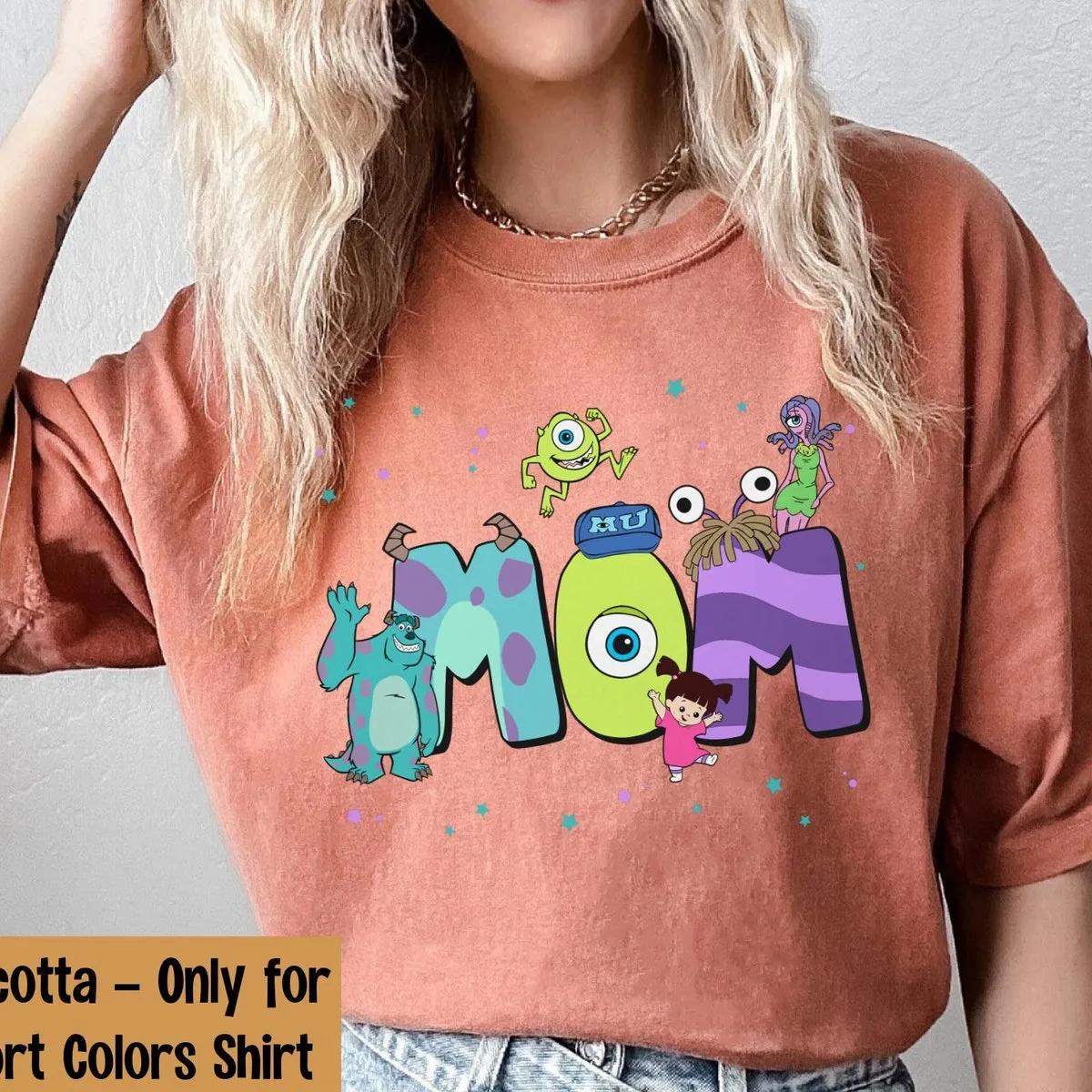 Custom Name Mom Monster Inc Themed Shirt 3