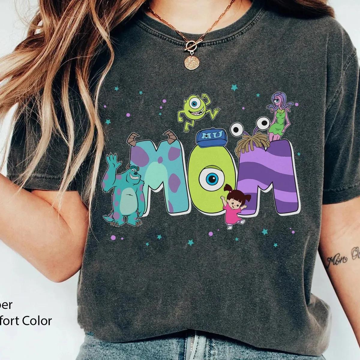 Custom Name Mom Monster Inc Themed Shirt 5