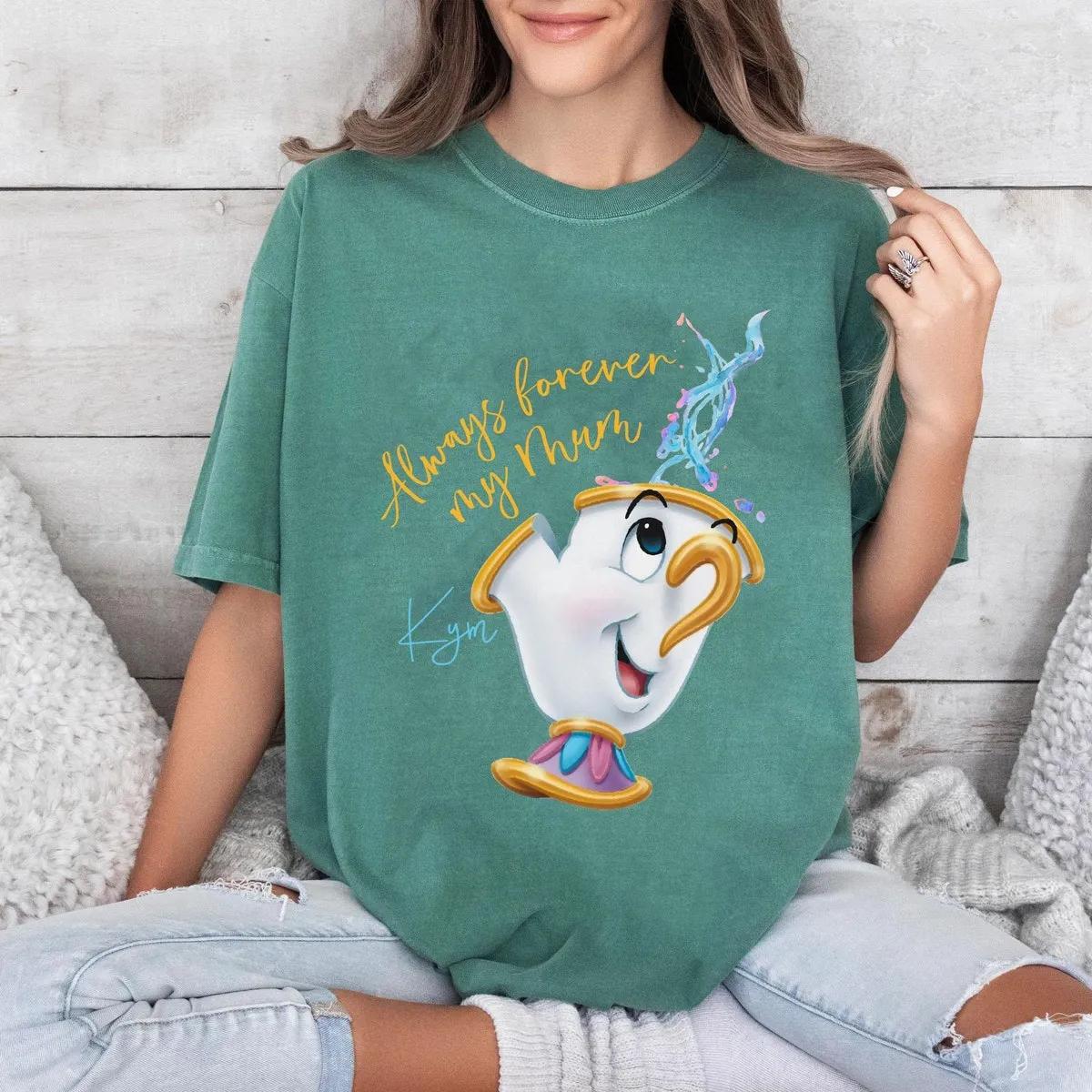 Custom Name Mrs Potts And Chip Always Forever Shirt 6