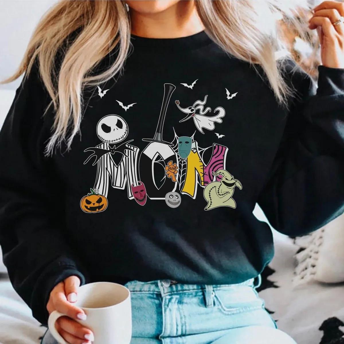 Custom Name Nightmare Before Christmas Mom Shirt 1