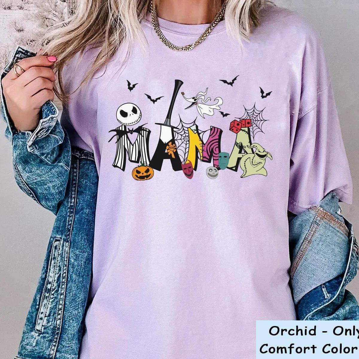 Custom Name Nightmare Before Christmas Mom Shirt 5