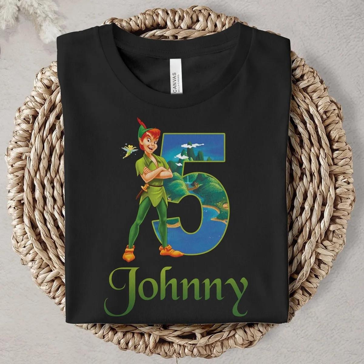 Custom Name Peter Pan 5 Johnny Shirt 1