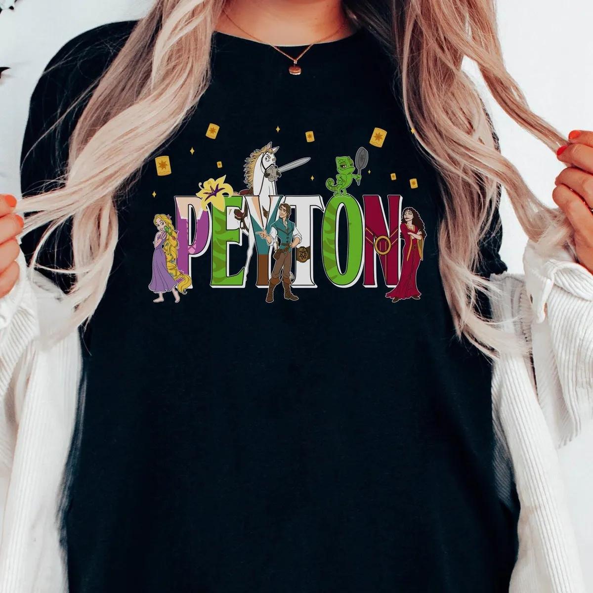 Custom Name Tangled Themed Disney Shirt 1 1