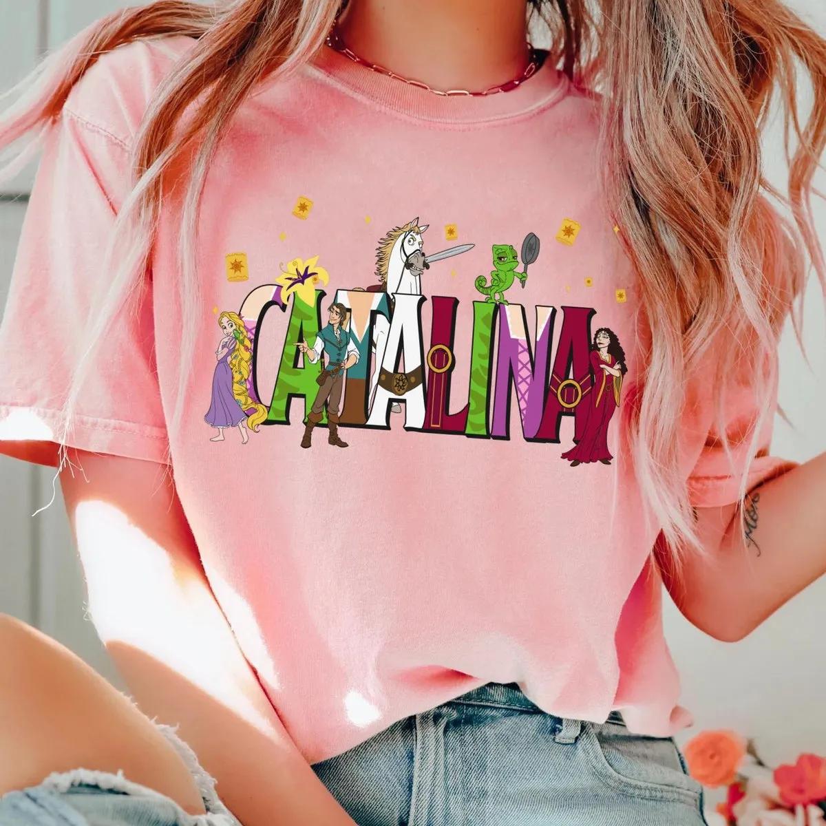 Custom Name Tangled Themed Disney Shirt 3 1