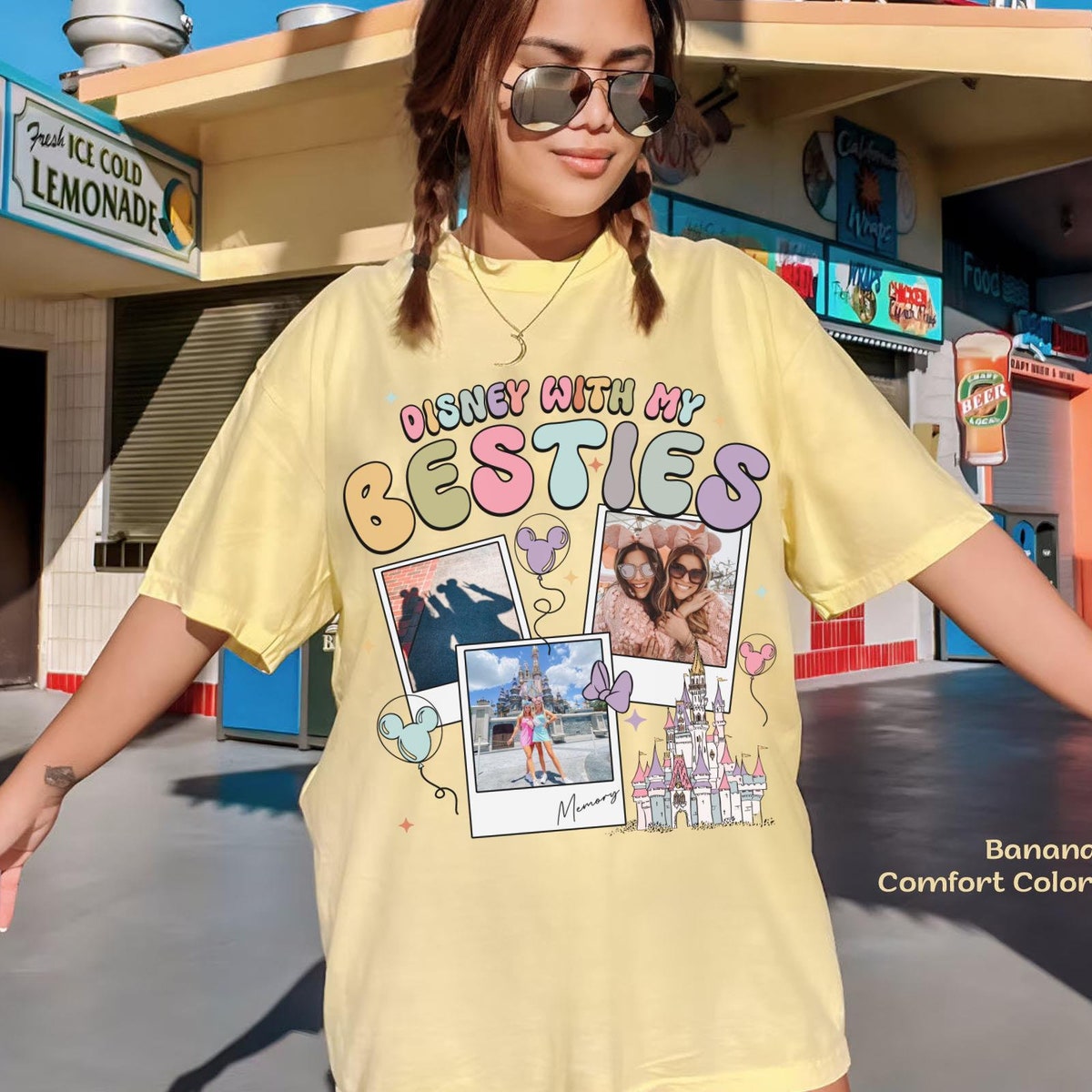 Custom Photo Disney With My Bestie Shirt 2 1