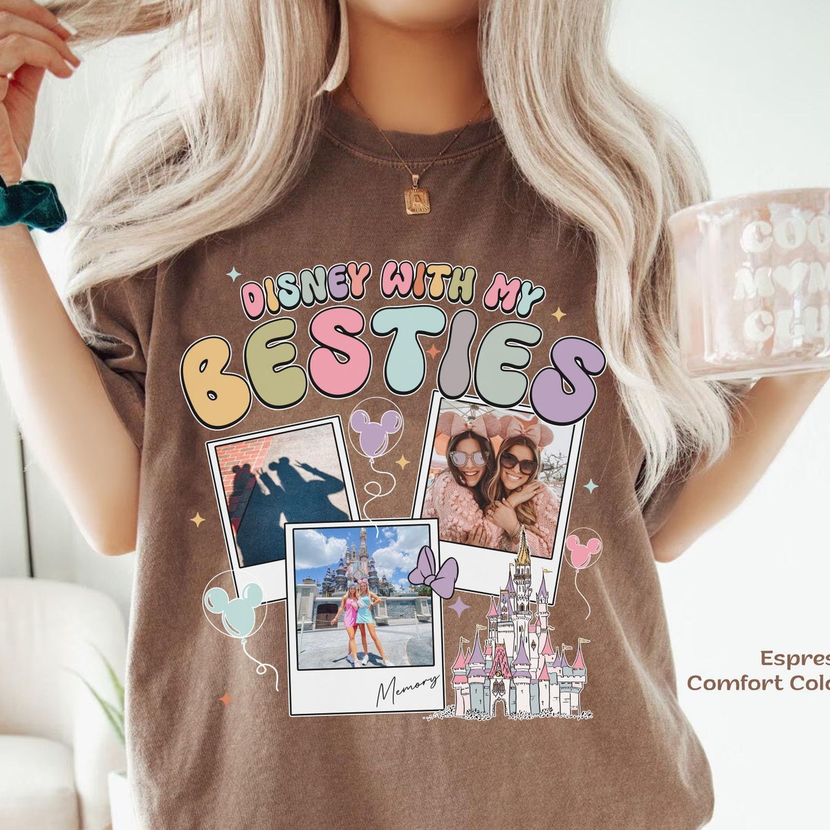 Custom Photo Disney With My Bestie Shirt 3 1