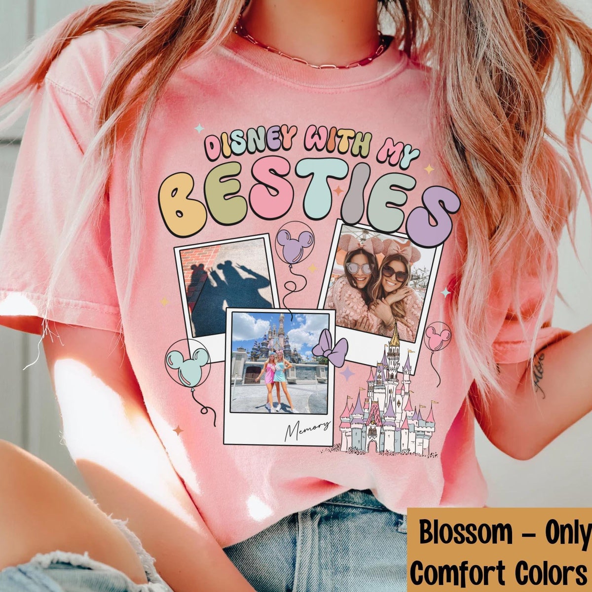 Custom Photo Disney With My Bestie Shirt 4 1