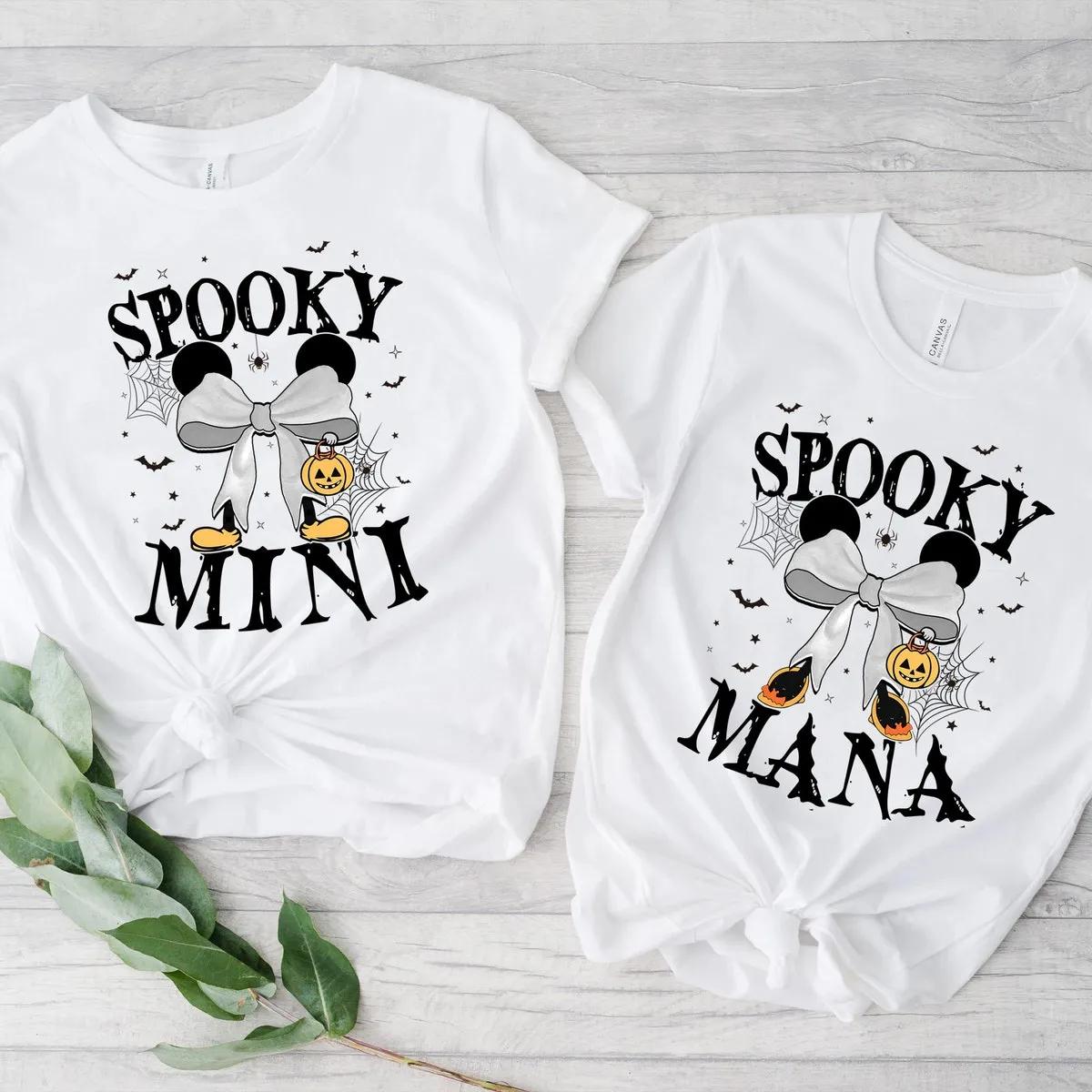 Custom Spooky Mama Halloween Mama Mini Disney Shirt 1 1