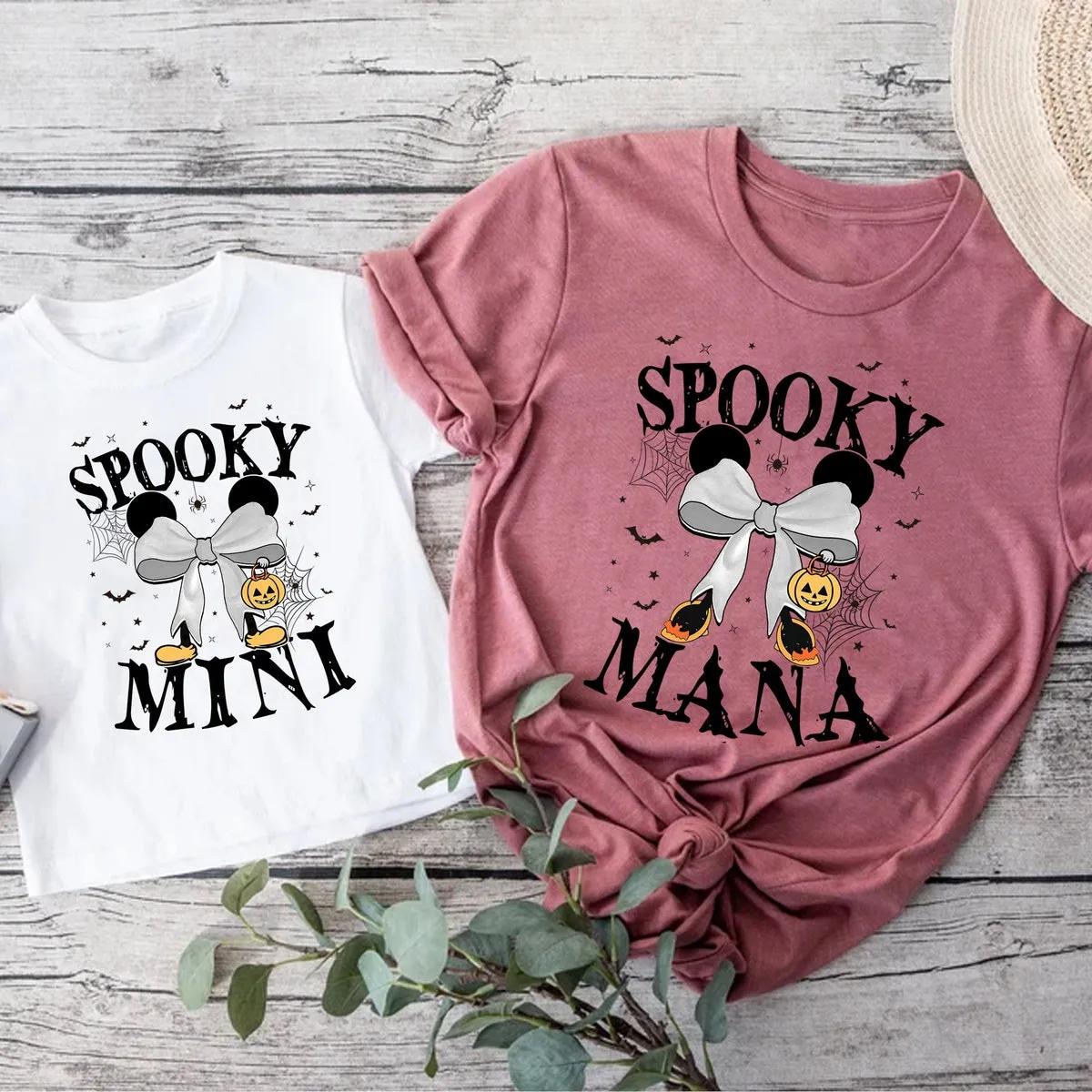 Custom Spooky Mama Halloween Mama Mini Disney Shirt 2 1