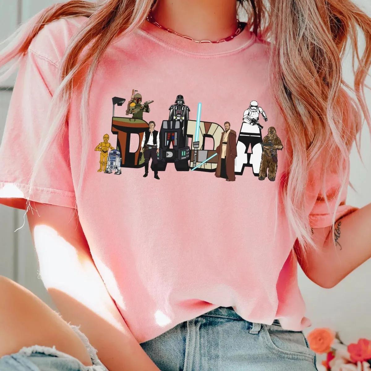 Custom Star Wars Mom Dad Family Matching Disney Shirt Darth Vader Han Solo Leia Tee 3 1