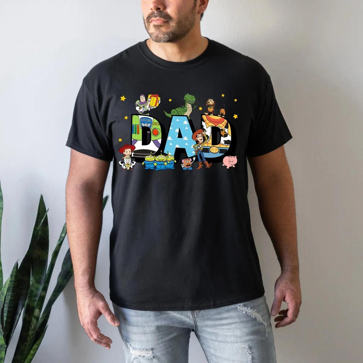 Custom Title Disney Toy Story Characters Dad Shirt 1