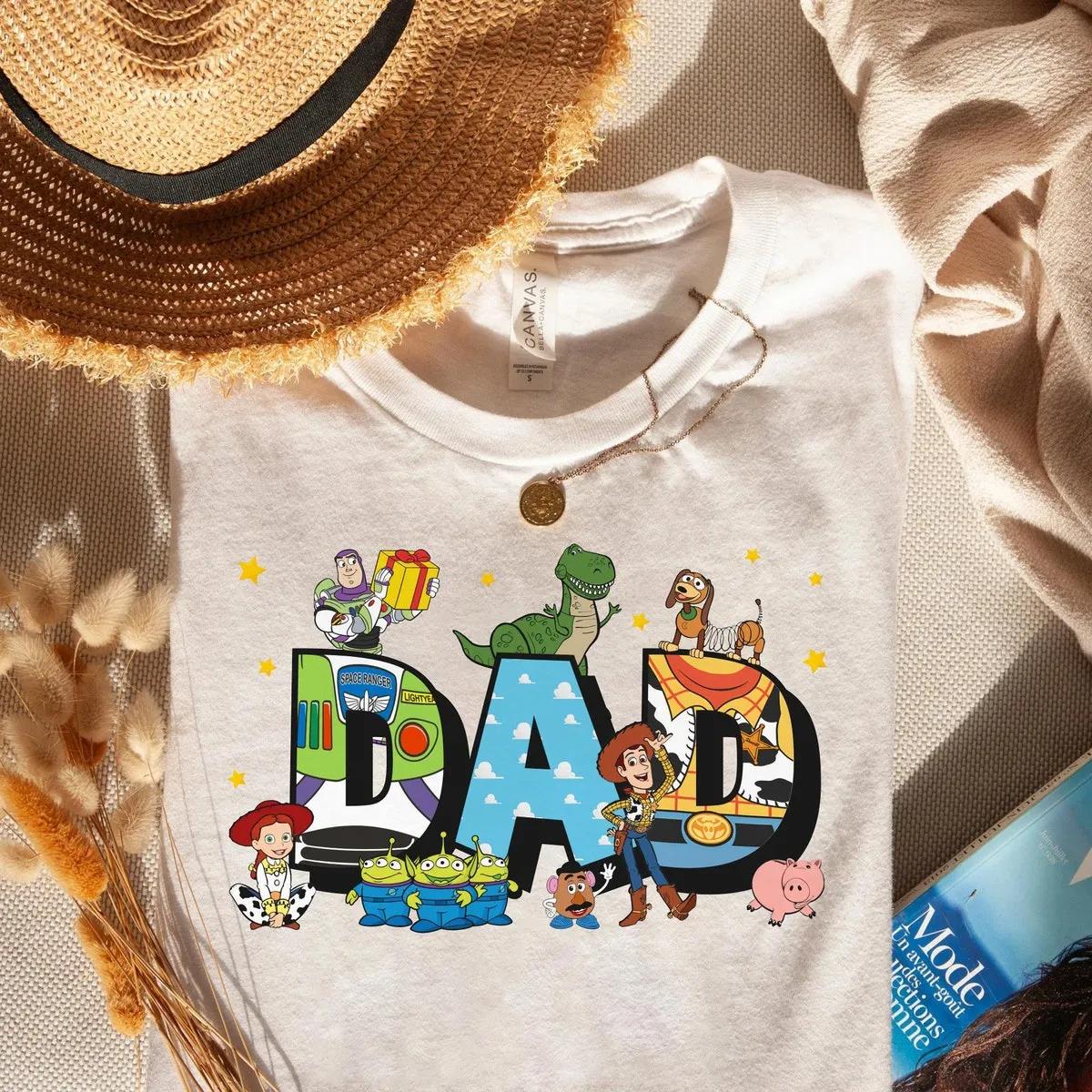 Custom Title Disney Toy Story Characters Dad Shirt 4