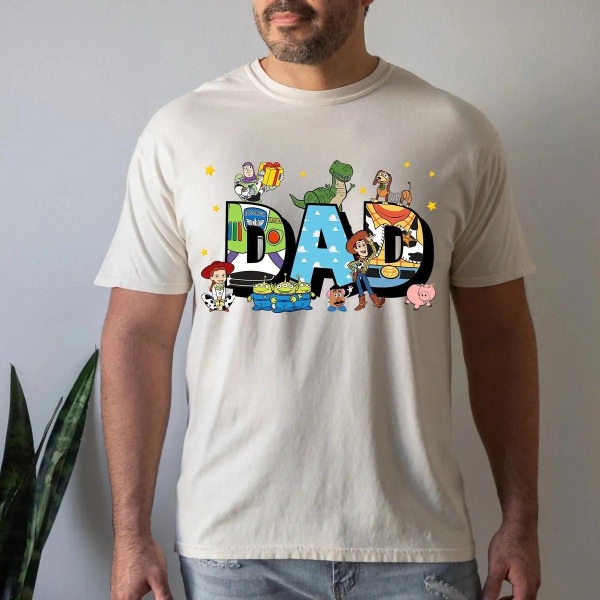 Custom Title Disney Toy Story Characters Dad Shirt 5