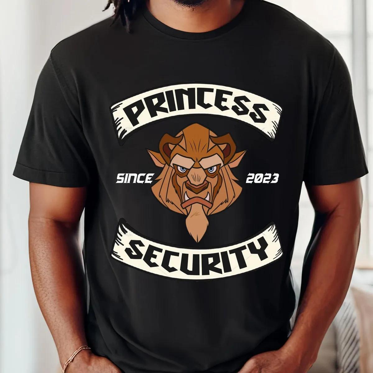 Custom Year Beauty And The Beast Princess Security Shirt 2