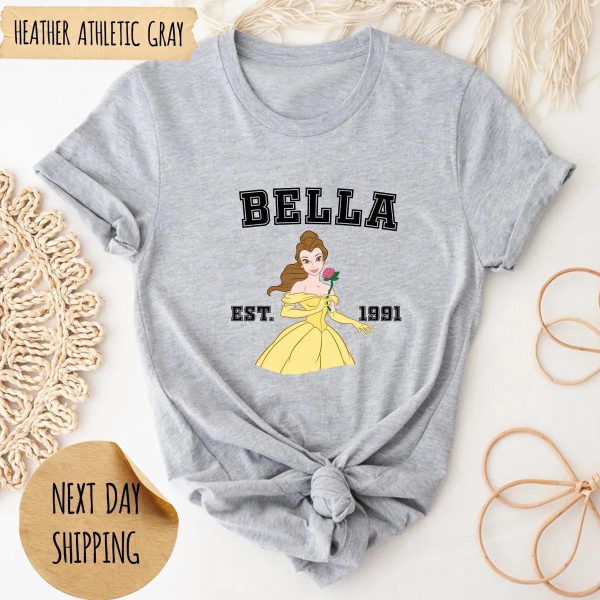 Custome Disney Bella Moana Ariel Shirt 4 1