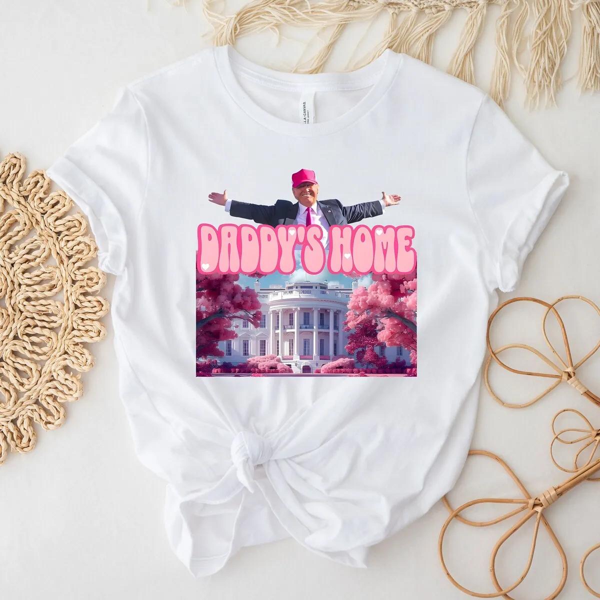 Daddys Home Trump 2024 Republican Shirt 2